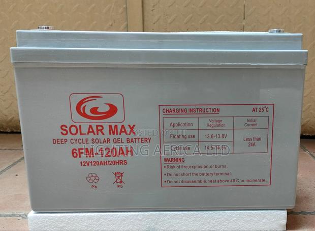 120ah Solarmax Gel Battery - main view