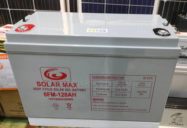 Solarmax 120ah Gel Battery