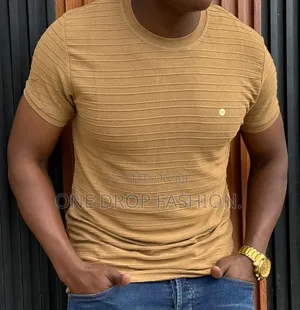 Plain Cotton Men Round Neck Matty