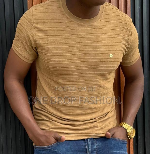 Plain Cotton Men Round Neck Matty - thumbnail 2