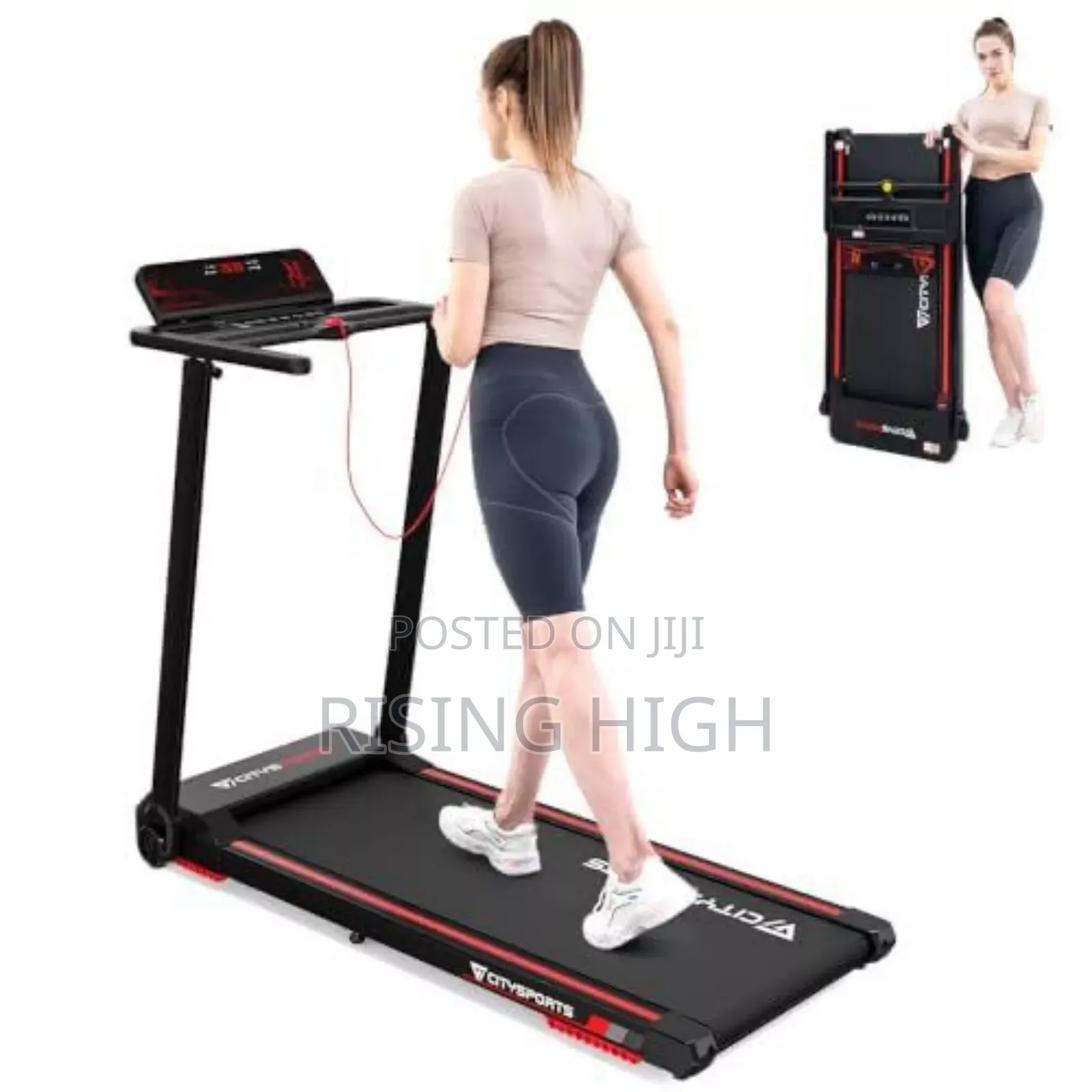 Heavy Duty Treadmill 120 Kg Capacity, Foldable