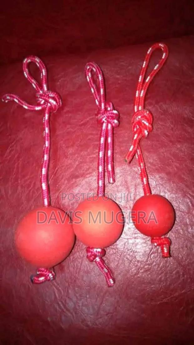 Pet Rubber Solid Bouncy Ball, Training Interactive Dog Toy - main view