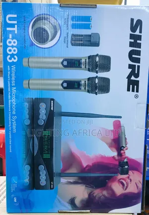 Shure Wireless Microphone With Rechargeable Batteries