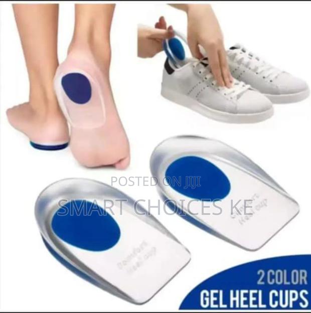 Gel Heel Cups With Shock Absorbing Support