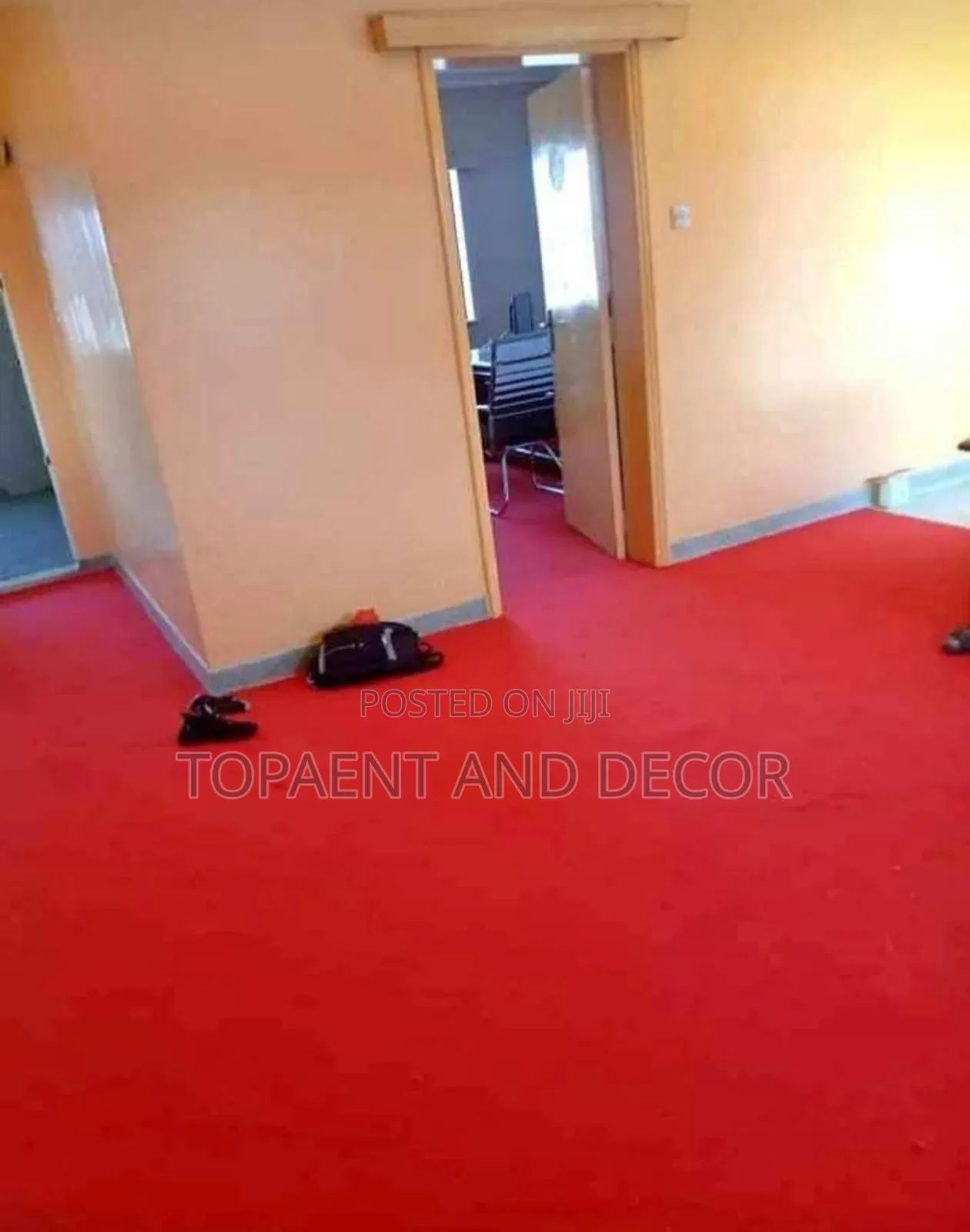 Floor Insulation Wall to Wall Red Carpets Supply and Installation