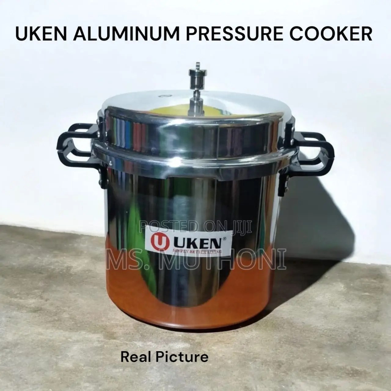 Uken Aluminum Pressure Cooker Jumbo