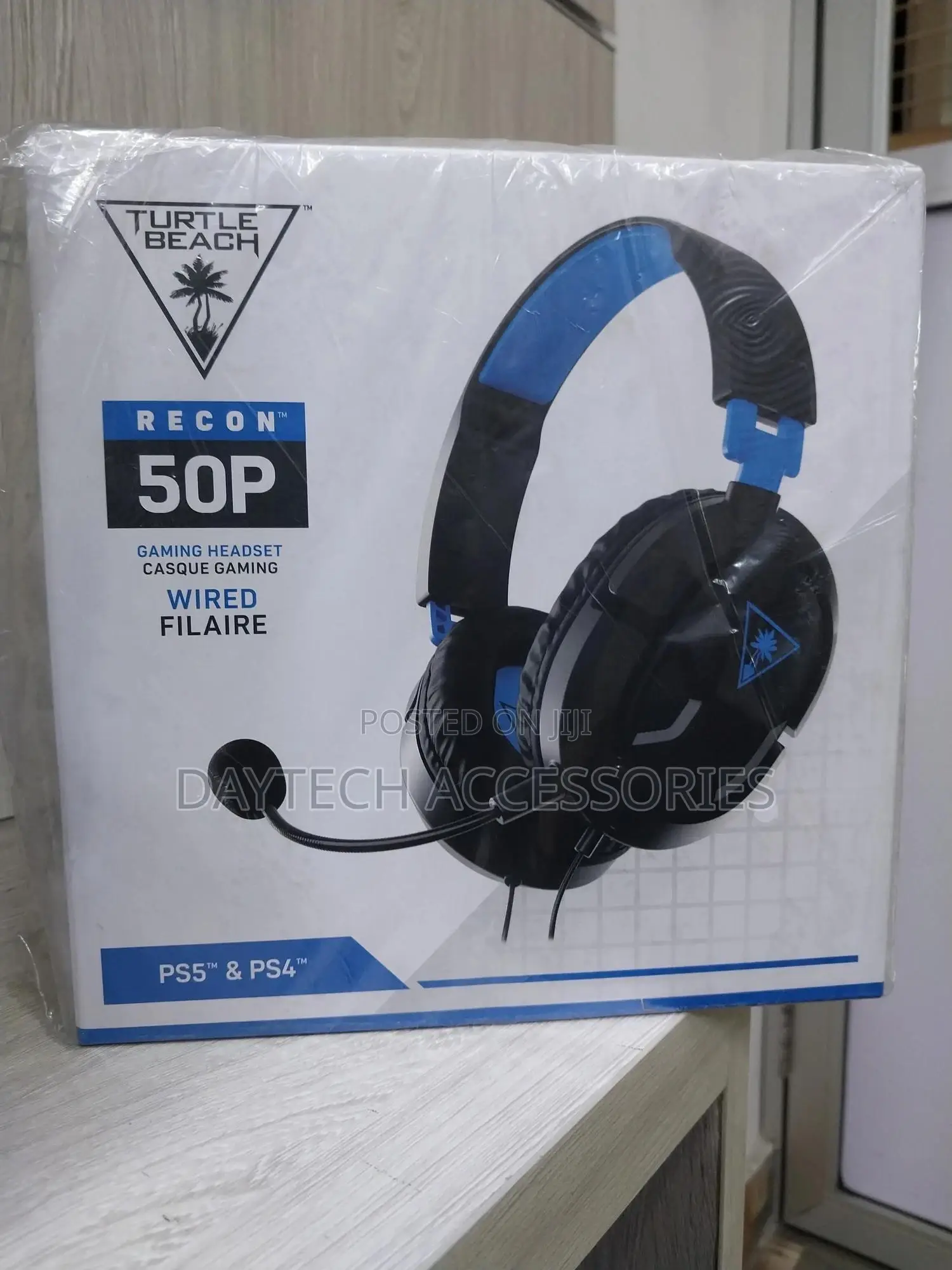 Turtle Beach Recon 50p Black Over-Ear Stereo Gaming Headset