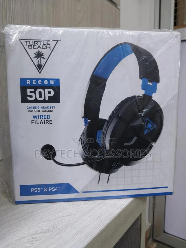 Turtle Beach Recon 50p Black Over-Ear Stereo Gaming Headset