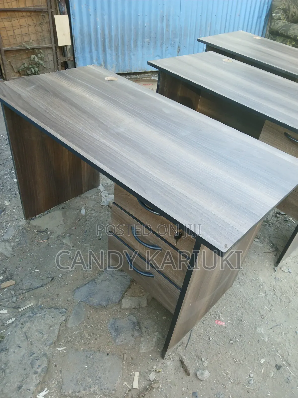 Grey 1.2m Spacious Office Desk