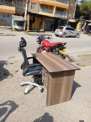 1.2m Local Office Desk Plus Headrest Office Chair