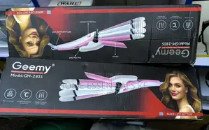 Geemy Hair Beauty Set With Flat Iron Straightener and Curler