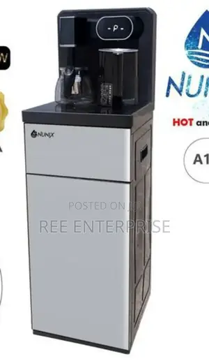 Silver Nunix A1c Bottom Load Hot and Cold Water Dispenser