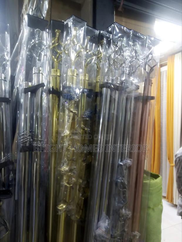 2m Double Adjustable Curtain Rod With Discount