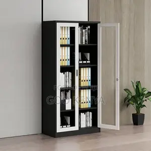 Office Cabinet ; Full-Glass Two Door Filing Cabinet