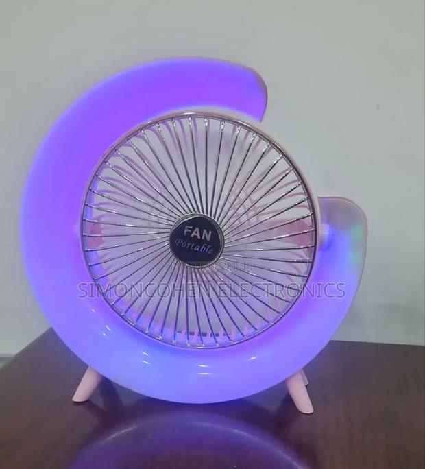 Colourful Desktop Fan - main view