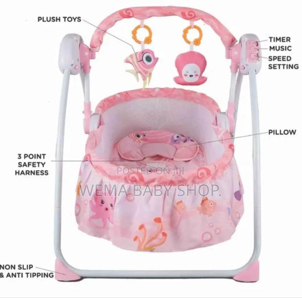 Remote Control Electric Baby Swing/Cradle - thumbnail 5