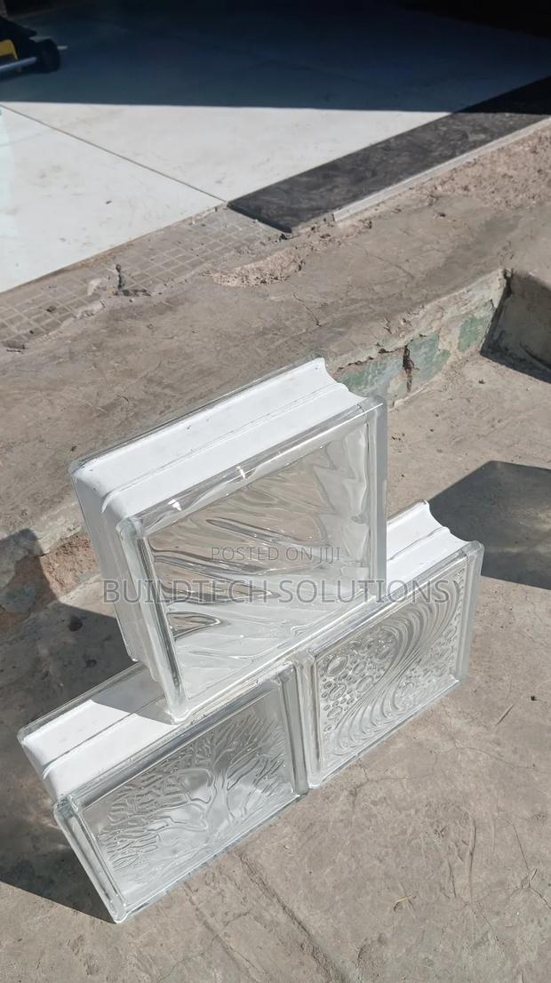 Transparent Plain Glass Blocks - main view