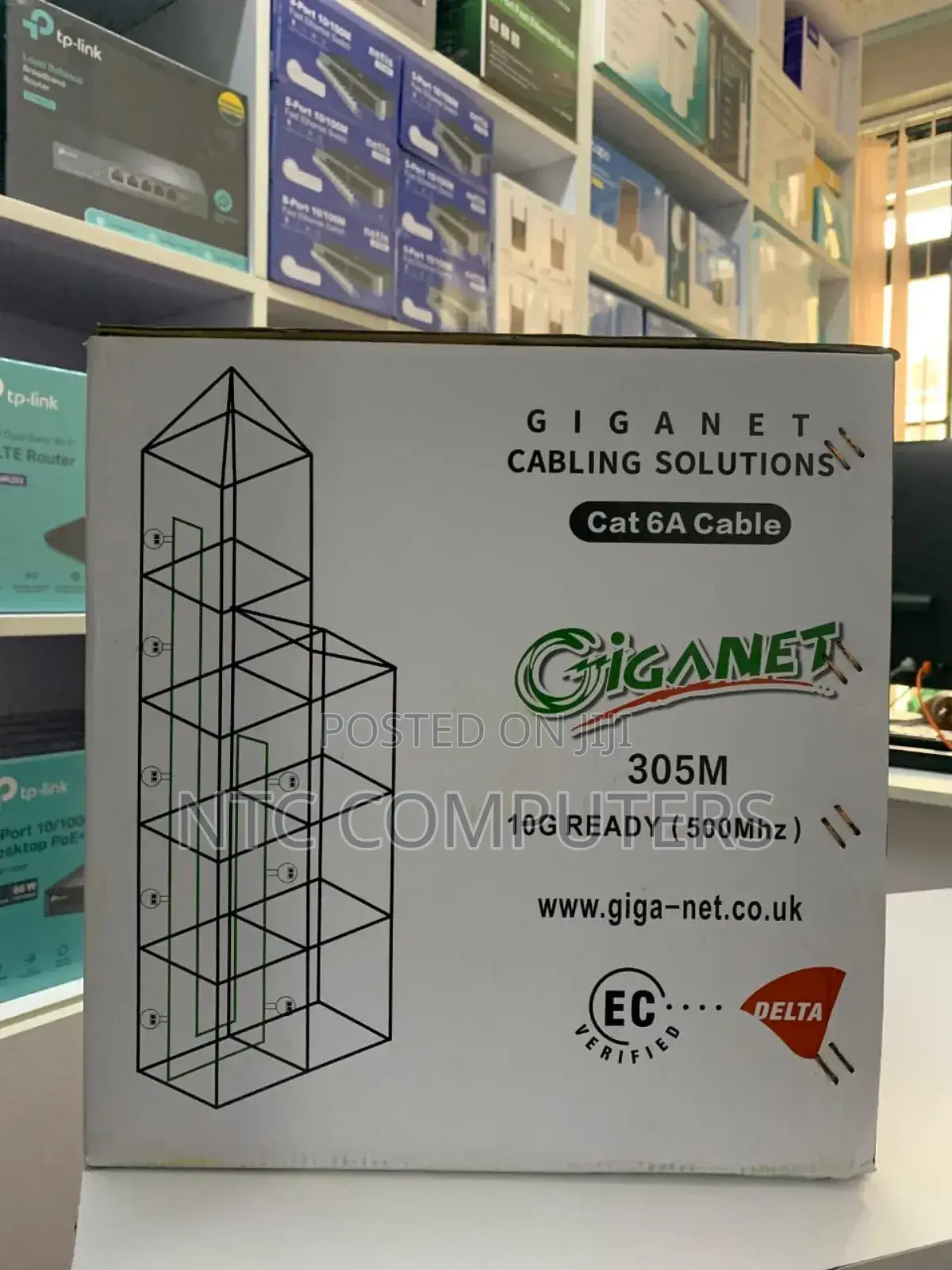 Giganet Cat 6a Indoor Cable 305m