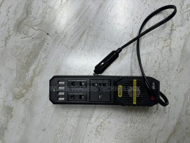 200w Portable Power Car Inverter Peak Dc 12v