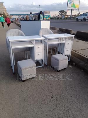 2 Manicure Sets, Light Grey and White - thumbnail 2