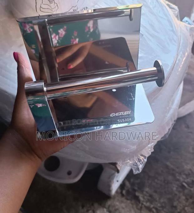 Silver Tissue Holder - main view