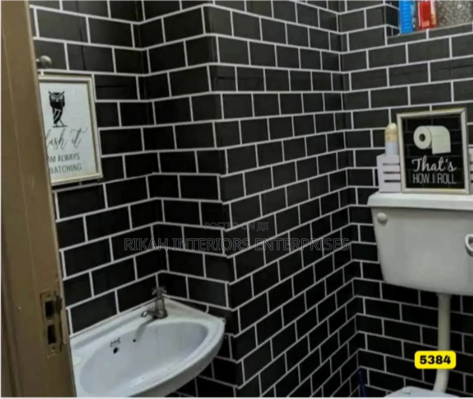 Brick Themed Contact Papers for Bathrooms