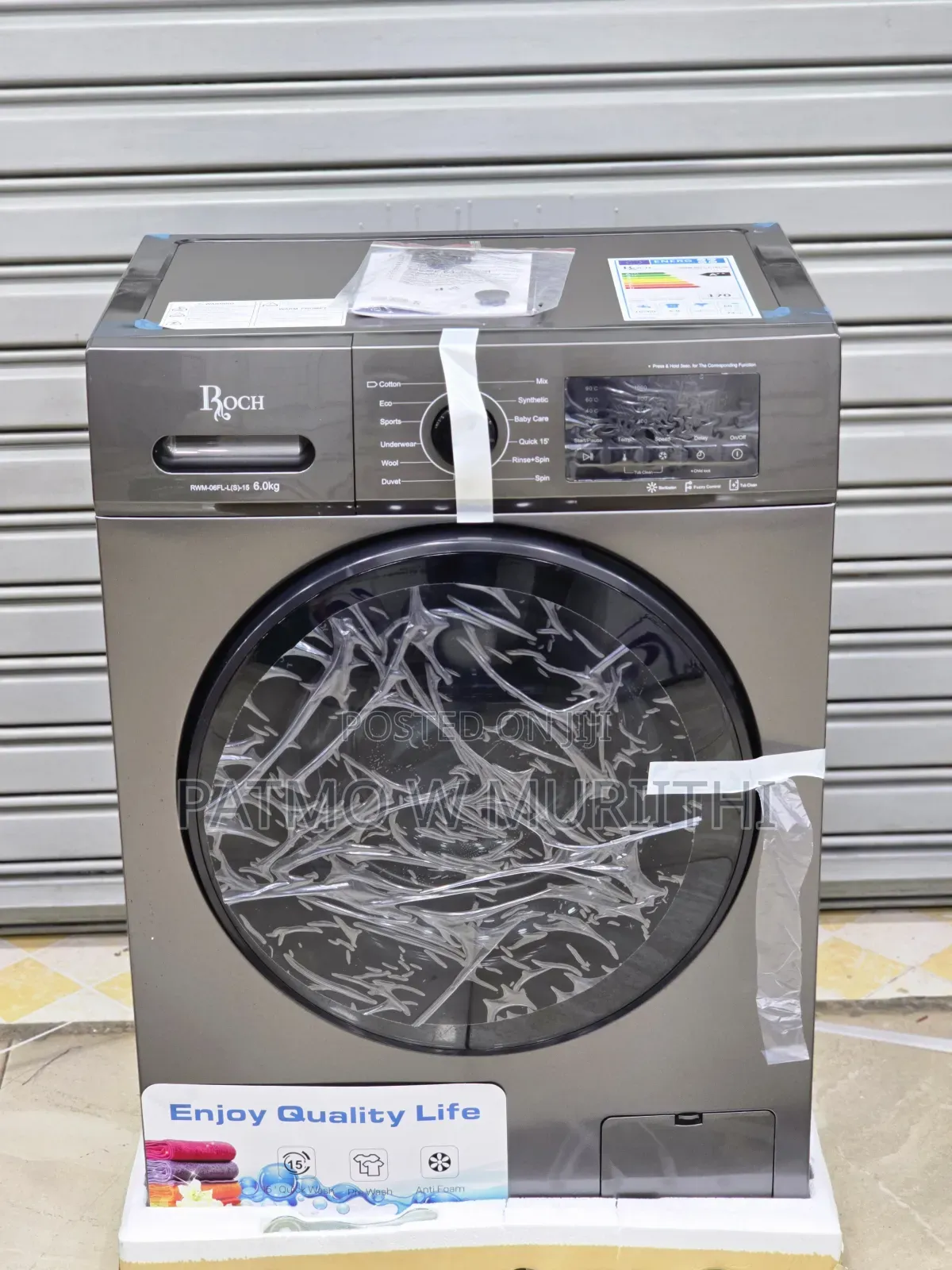 Washing Machine, Roch Front Load Washing Machine 6kg