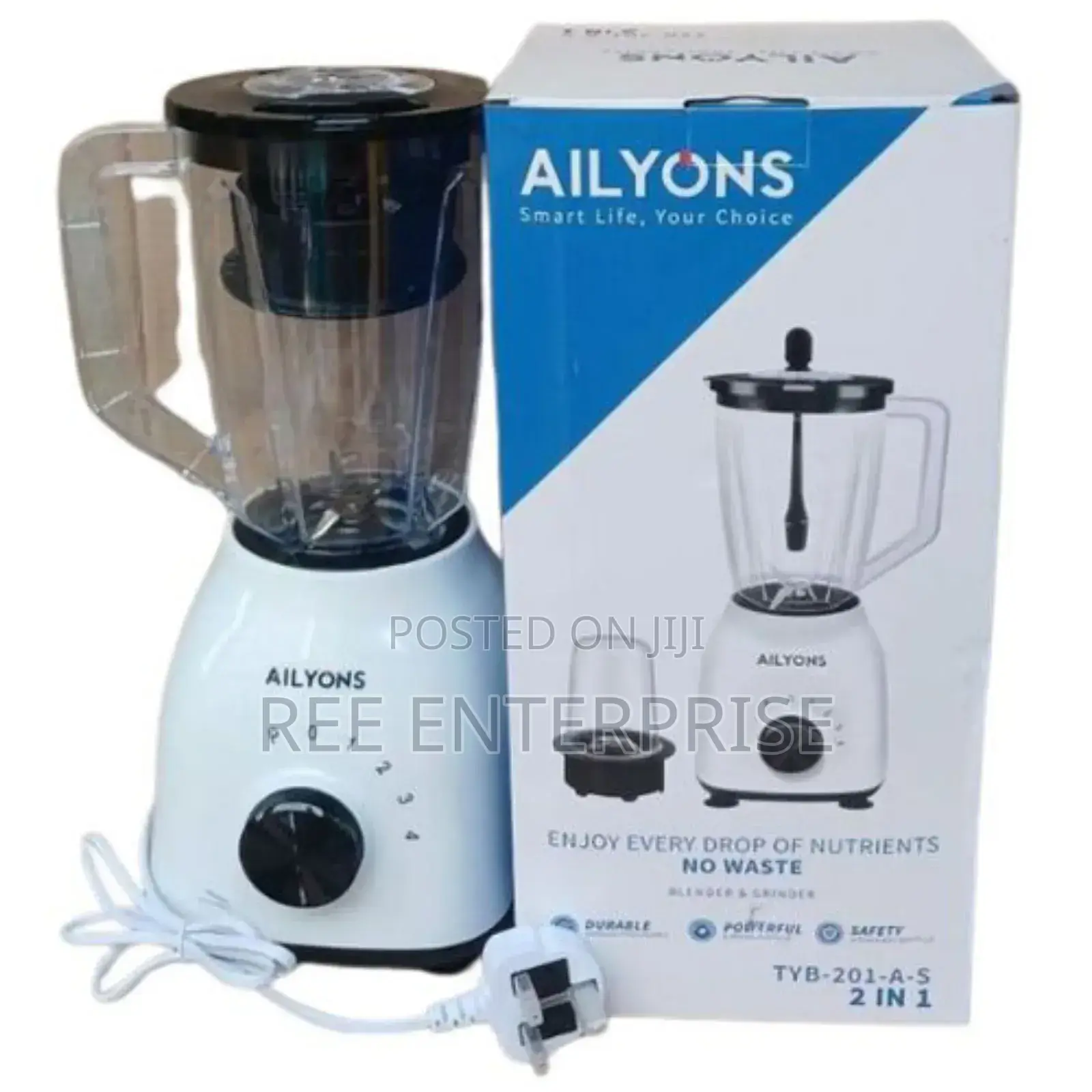 New Ailyons 2 in 1 Blender