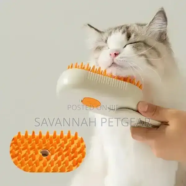 Pet Grooming Steam Brush for Dogs Cats, Rechargeable