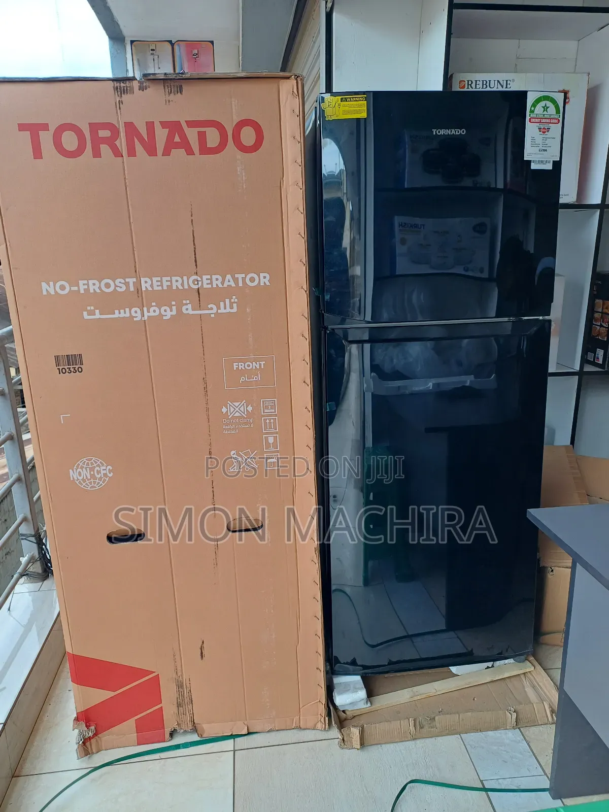 No Frost 304l Tornado Refrigerator