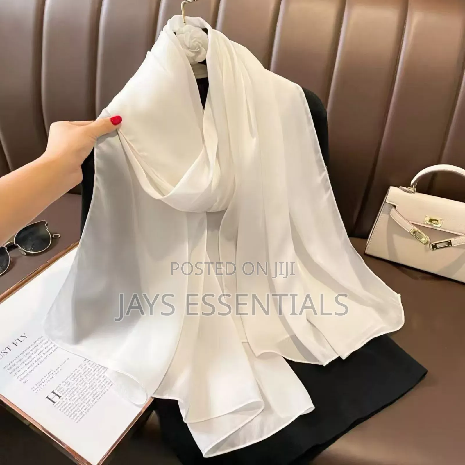 Plain Colored Silk Scarfs
