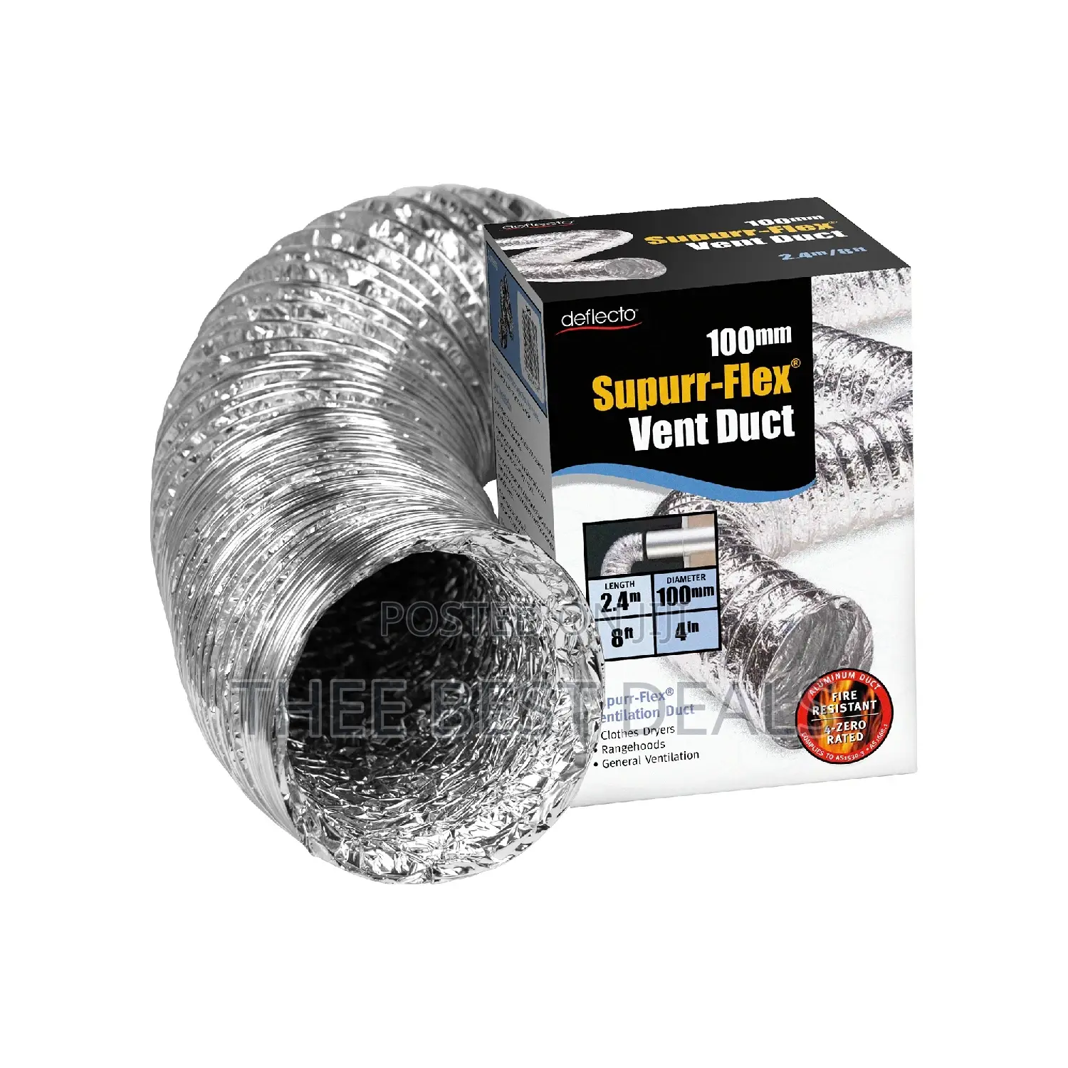 Supurr-Flex Vent Duct 4"