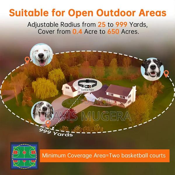 Wireless Dog Fence GPS Pet Containment System - F820 - thumbnail 2