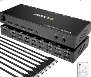 8 in 1 Out Hdmi Kvm, Usb2.0, 30hz, Hot Keys,