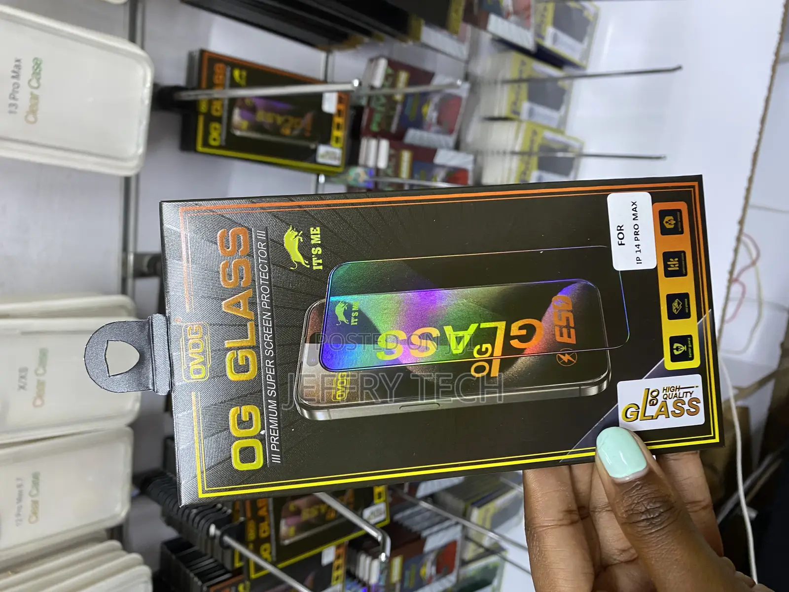 Deppa iPhone 14 Pro Max Glass Privacy Screen Protector