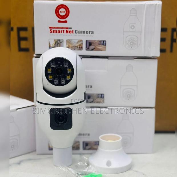 Dual Way 2 in 1 Rotating Wifi Wireless Camera Bulb - main view