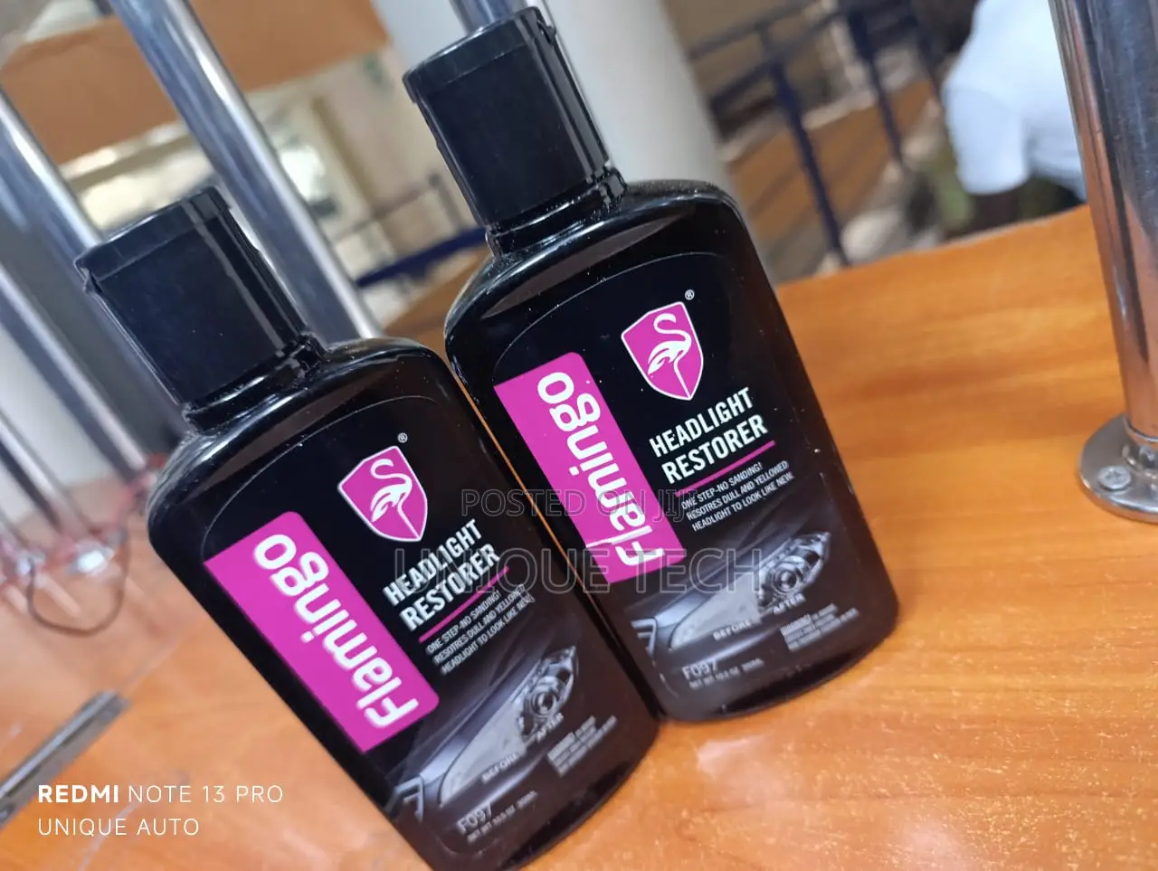 Flamingo Car Headlight Restorer and Cleaner 300ml