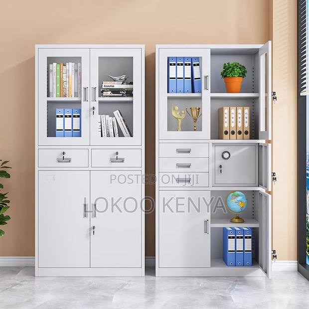 Office Cabinet: Lockable Cabinet With Built-in Safe
