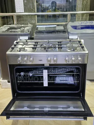 Von 60×90 Standing Cooker 5gas Burner, Full Electric Oven