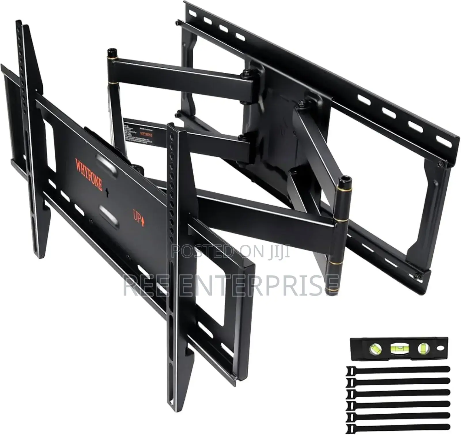32-80 Double Arm Swivel Tilting Fixed Wall Mount