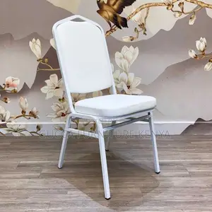 Office Chair:Banquet Restaurant Chair Iron Frame Upholstered