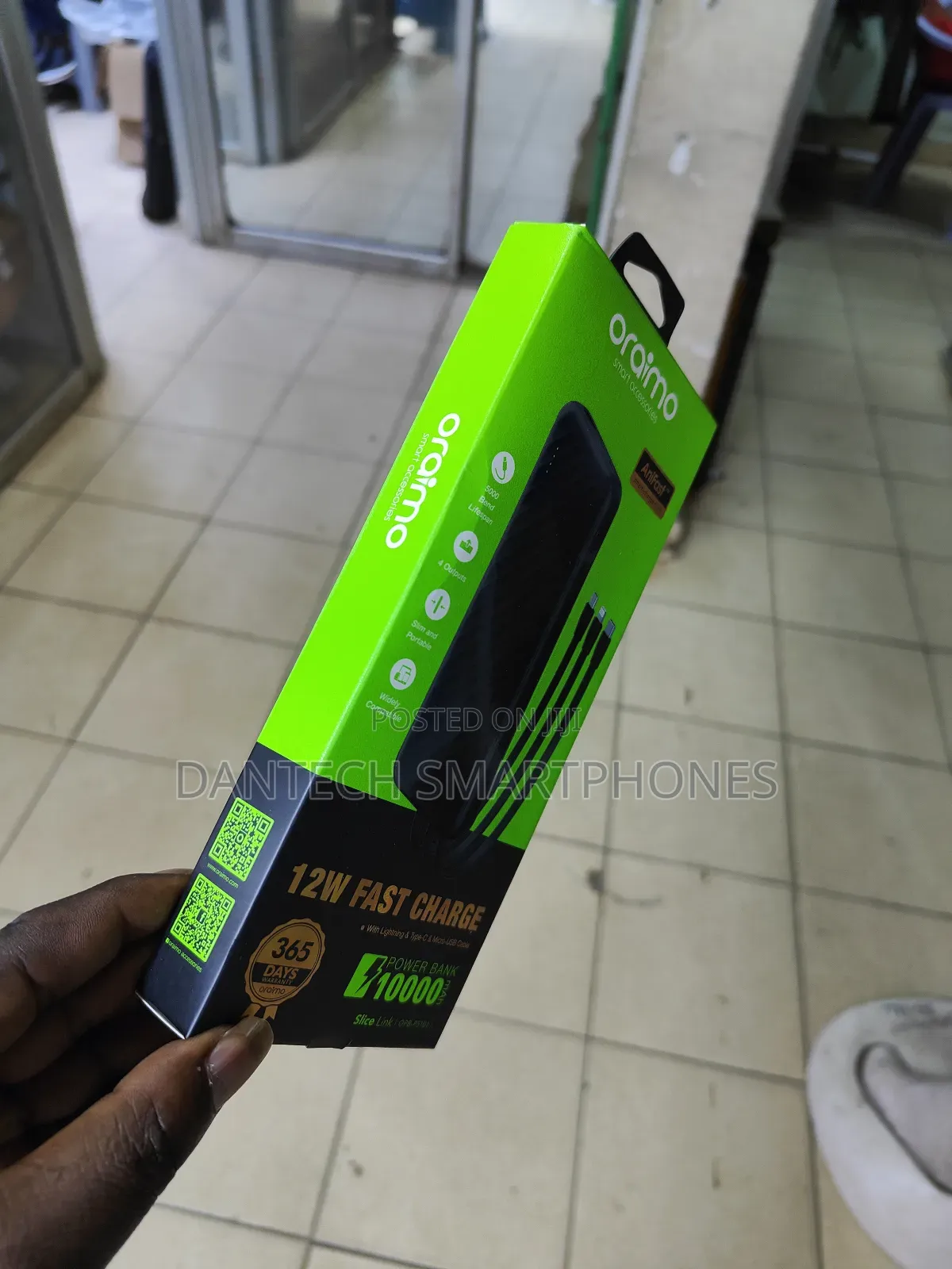 20000 Mah Oraimo Power Bank.