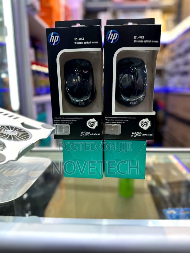 Hp 2.4ghz Wireless Optical Mouse Black - main view