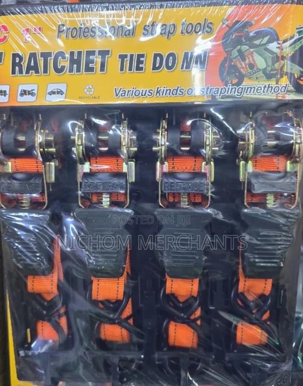 4pcs 1inch Ratchet Tie Down /Ratchet Straps 4.5m