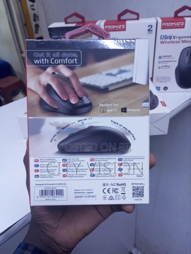 Promate 1600dpi Contoured Wireless Mouse (Cursor - thumbnail 3