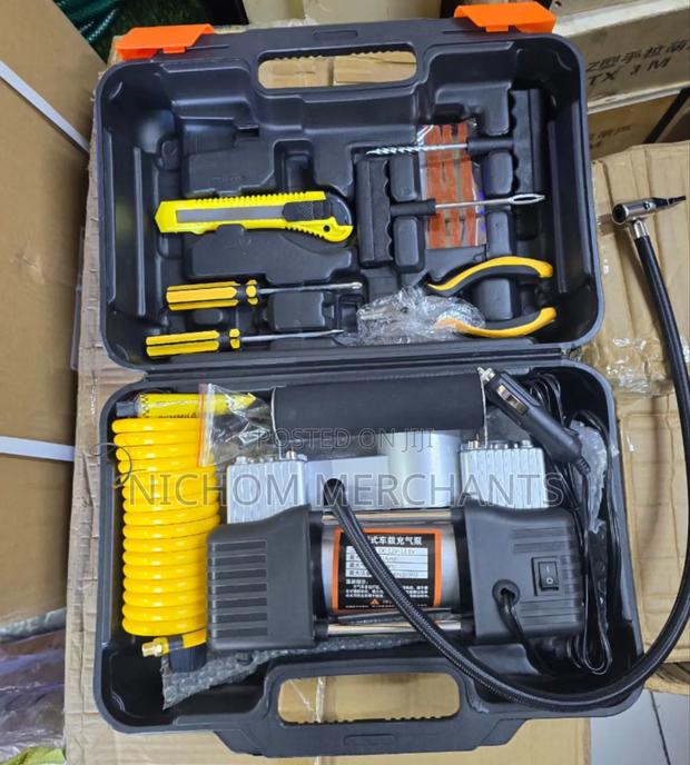 Double Cylinder Air Compressor/Tire Inflator/Tyre Inflator - main view