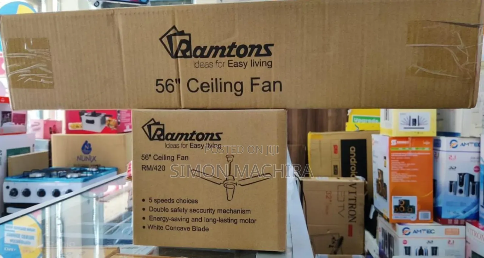 High-Quality Ramtons 56 Inch Ceiling Fan