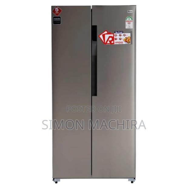 Ramtons Rf/319- 430 Litres Side by Side Led No Frost Fridge