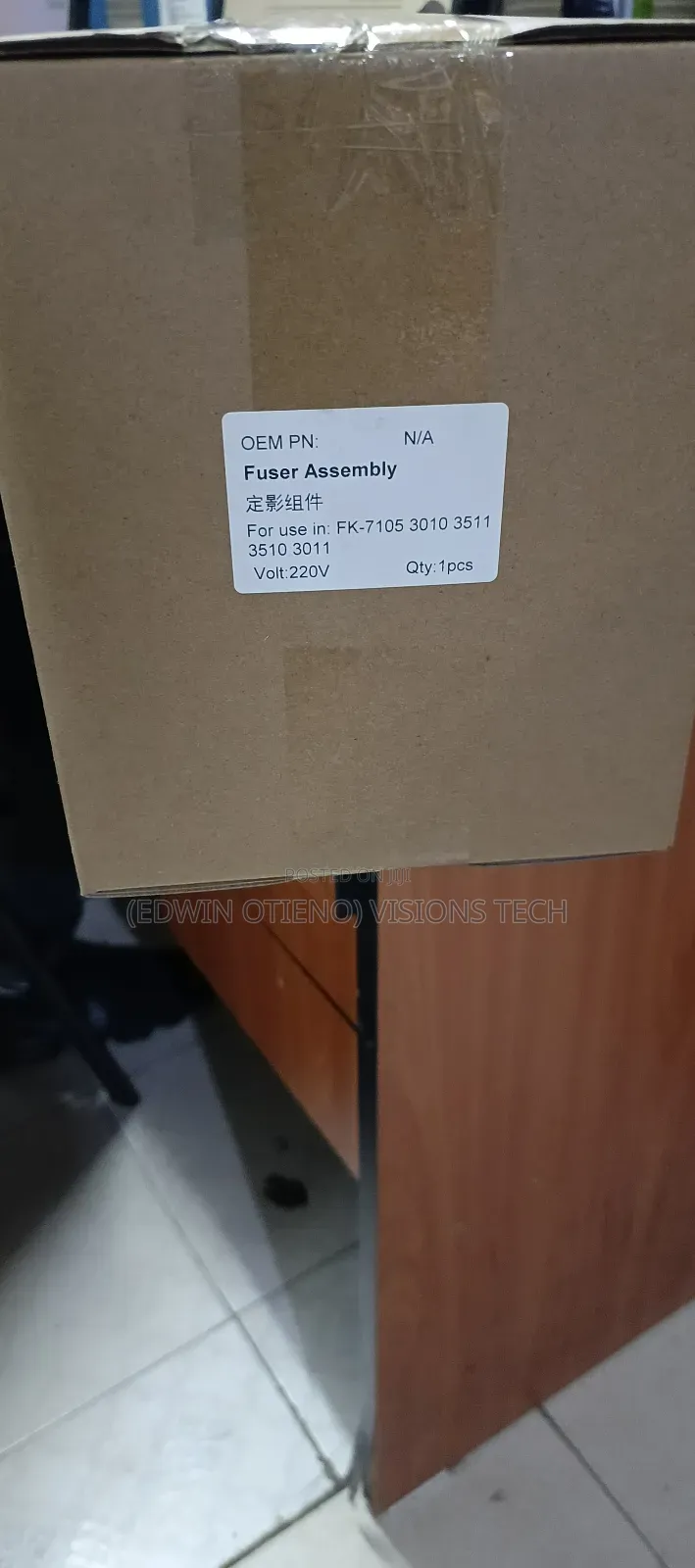 Fk7105 Fuser Unit for Kyocera Taskalfa 3511il3510i