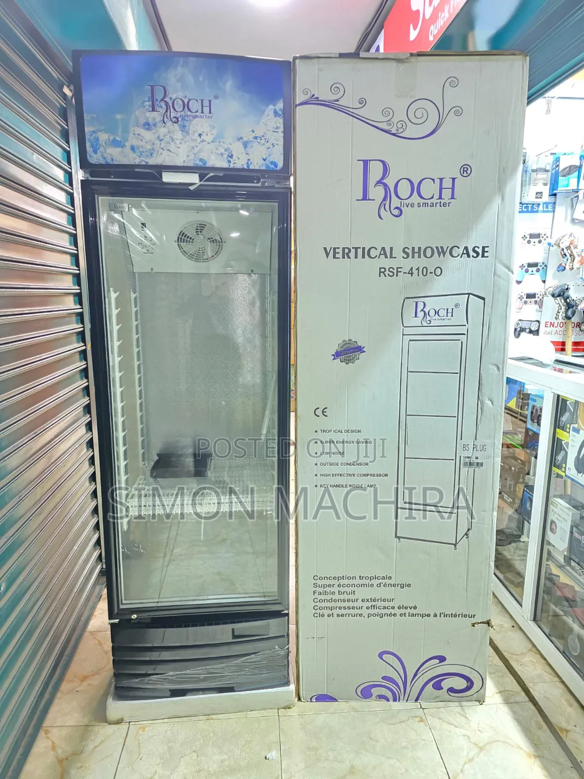 329 Litress Roch Showcase Fridge Chiller